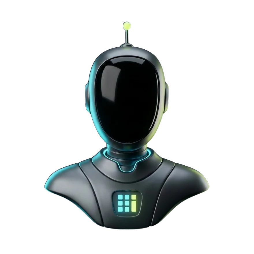 Pénzügyi munkatárs — 3D robotfigura